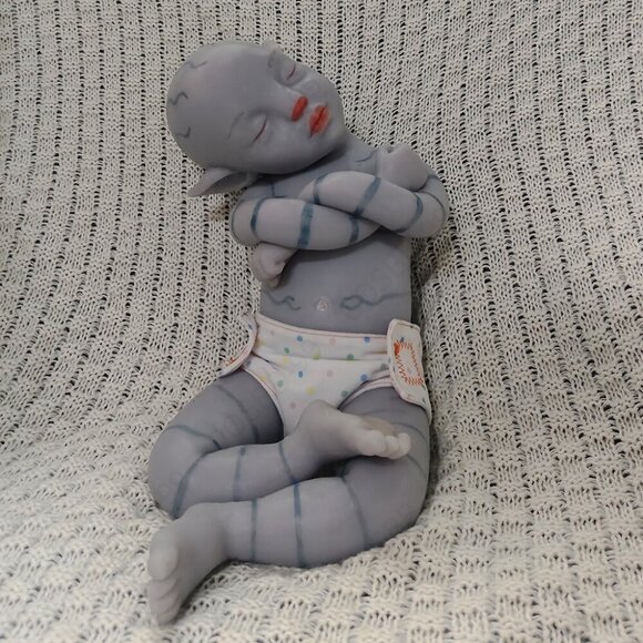 45cm Soft Silicone Handmade Arts Dolls 4.96lbs Full Silicone Reborn Baby BoyDoll - Picture 6 of 16